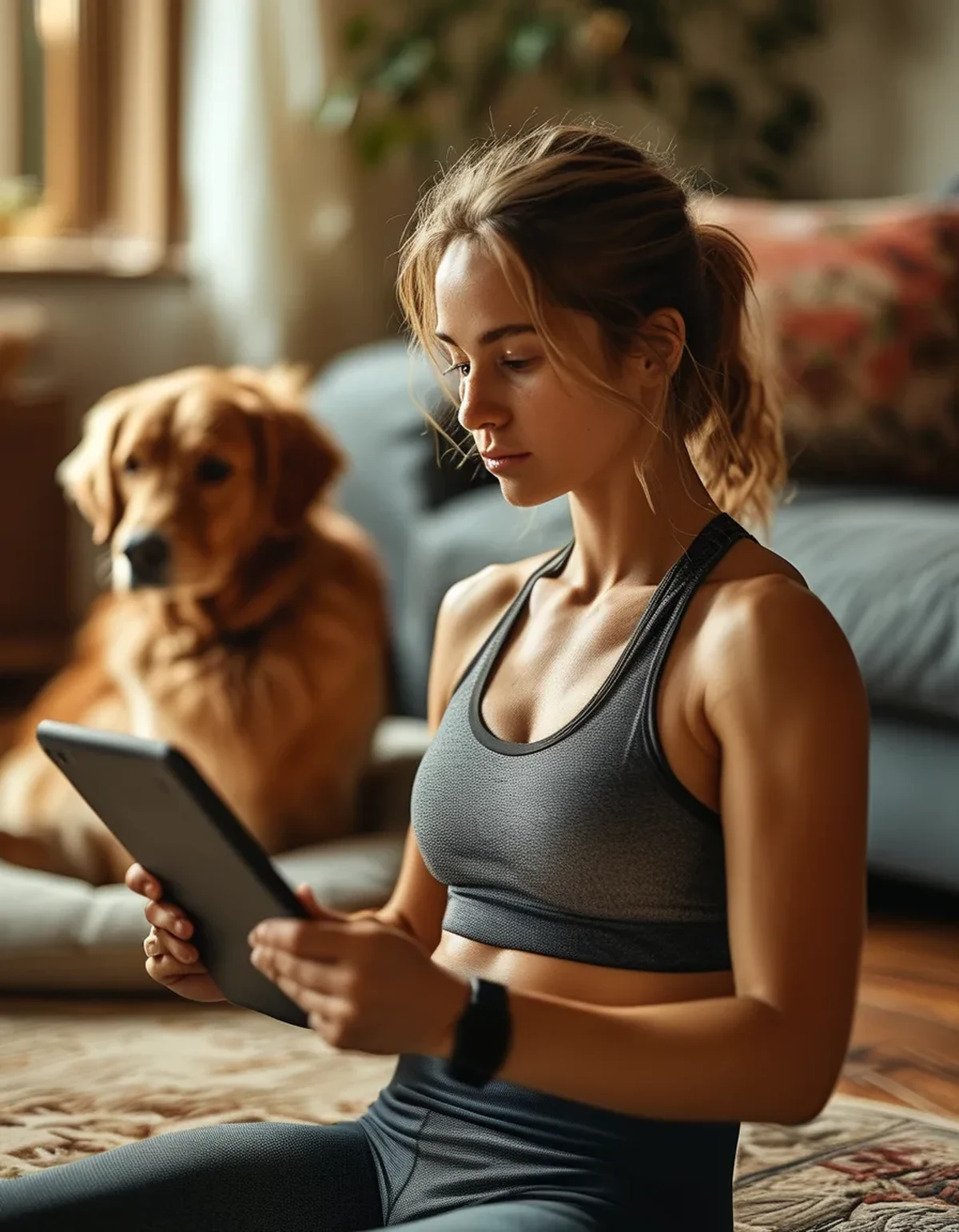 How to Work Out at Home When Your Puppy Thinks It Is a Game