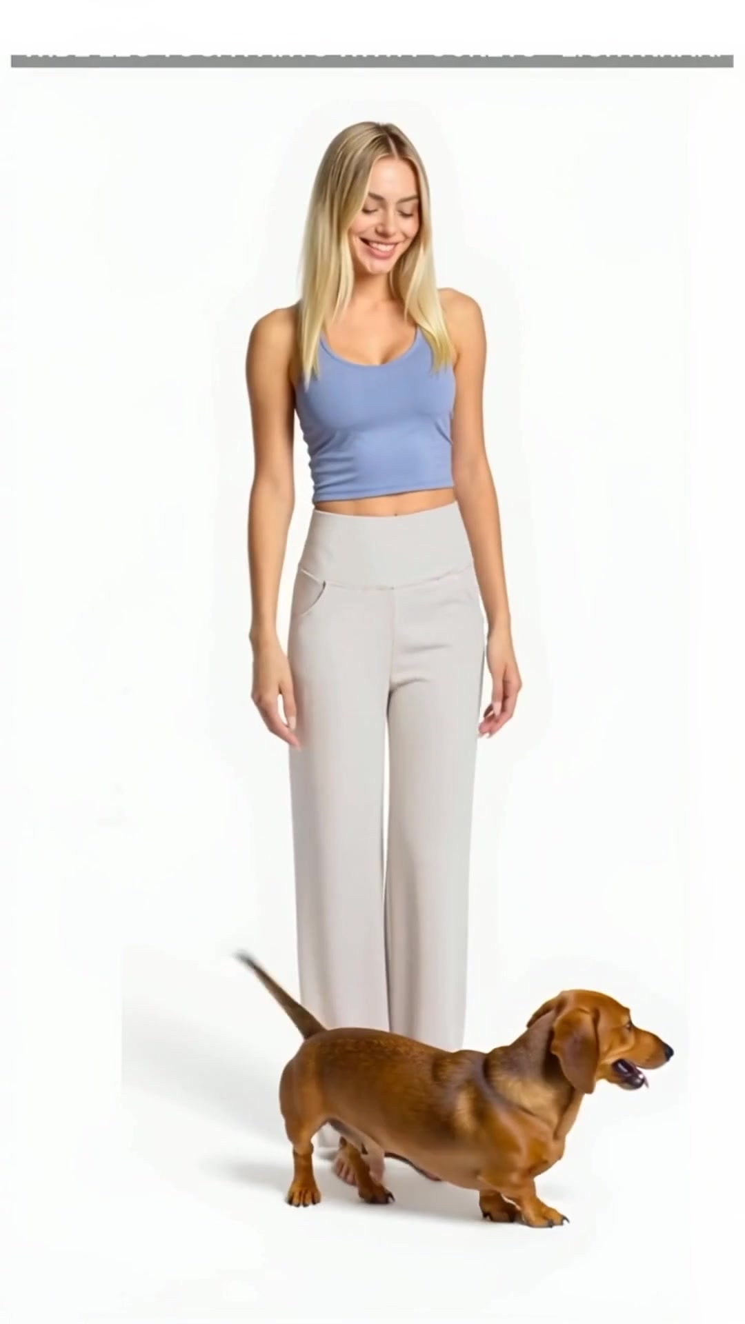 Wide-Leg Yoga Pants in Bwwb125 Lightkhaki β The Puppy Mom Fit style look