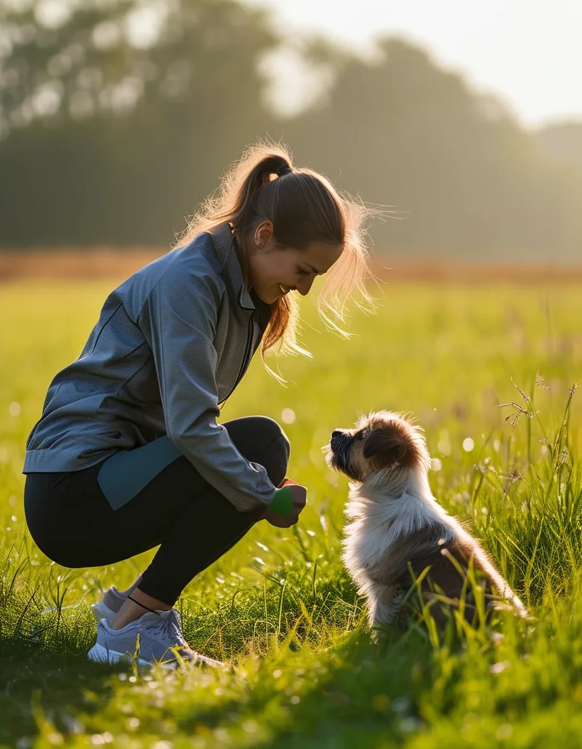 Puppy Training Is a Leg Workout — Dress Like It Is
